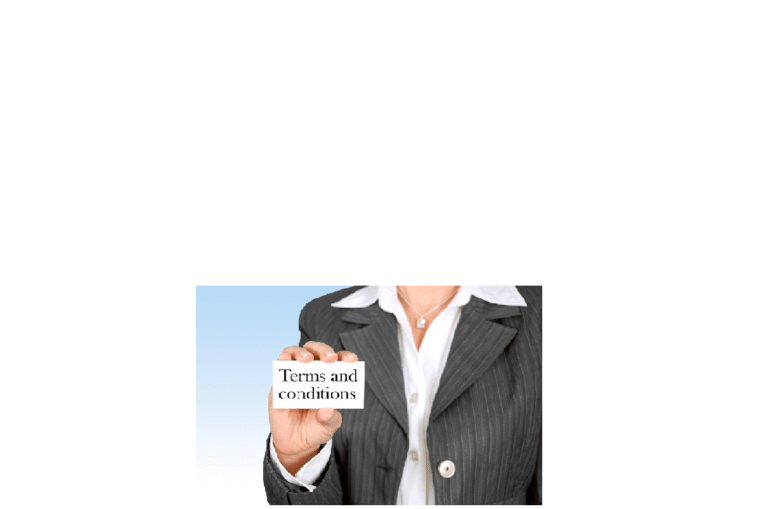 algemene voorwaarden